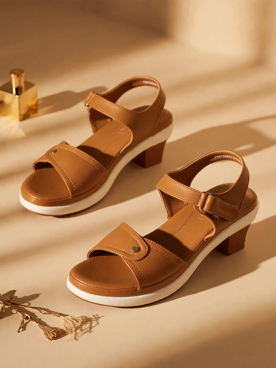 KHADIM Block Heel Sandal for Women